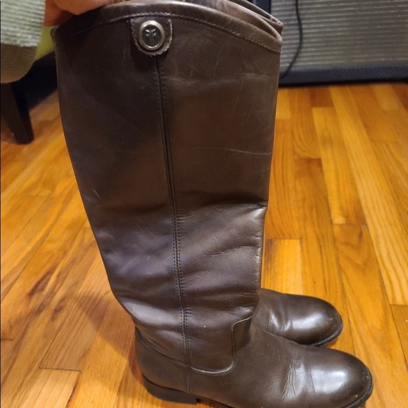 genuine leather tall boots